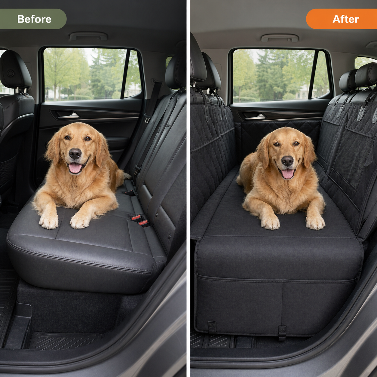 Backseat Dog Travel Bed & Seat Extender